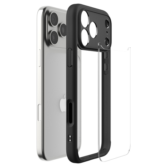 Spigen Ultra Hybrid Case pro iPhone 17 Pro Max, matně černý
