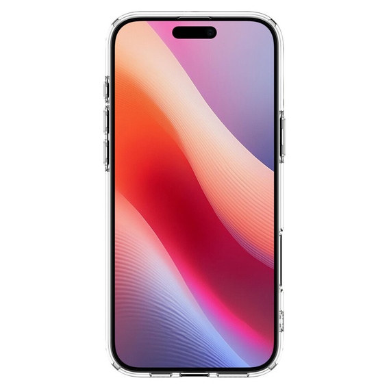 Pouzdro MagSafe Spigen pro iPhone 16 Pro Max, Ultra Hybrid, transparentní / bílé + 9H tvrzené sklo