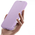 Pouzdro Dux Ducis pro iPhone 17, Skin X Pro, s klopou, pro MagSafe, fialové