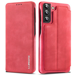 Klopové pouzdro pro Samsung Galaxy S22+ Plus 5G, LC.IMEEKE, červené