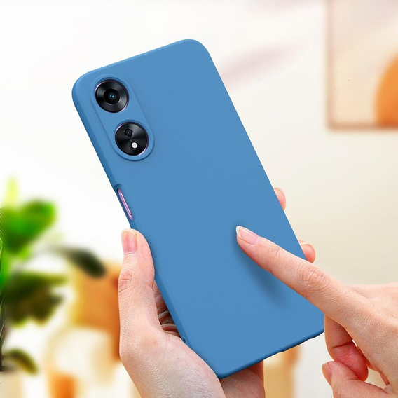 Pouzdro pro Oppo A38 4G / Oppo A18 4G, Silicone Lite, modré