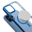 Pouzdro pro iPhone 13 mini, ERBORD Hybrid MagSafe Case, modré