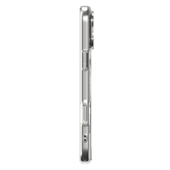 Spigen Ultra Hybrid MagSafe pouzdro pro iPhone 17 Pro, čiré / bílé