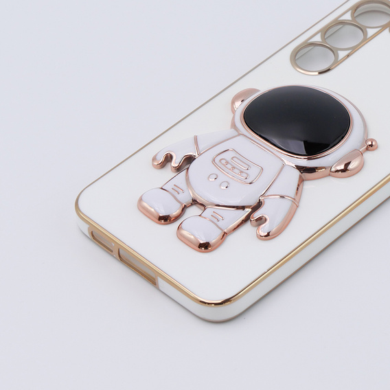 Pouzdro pro Samsung Galaxy S23 Plus, Astronaut, bílé