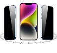 2x Tvrzené sklo pro iPhone 14 Plus / 13 Pro Max, ERBORD 9H Easy App Anti-Peep