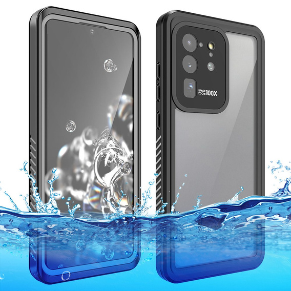 Vodotěsné pouzdro IP68 pro Samsung Galaxy S20 Ultra, černé