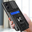 Pancéřové pouzdro pro Oppo A18 4G / A38 4G, Camera Slide Card Slot, černé