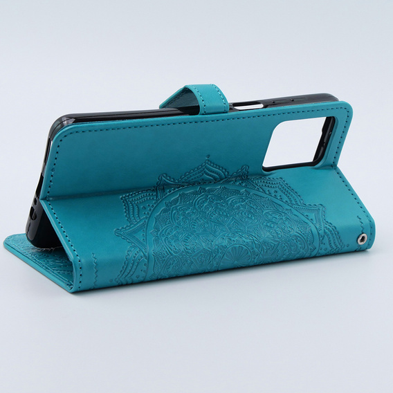 Klopové pouzdro pro Motorola Moto G54 5G, Mandala, modré