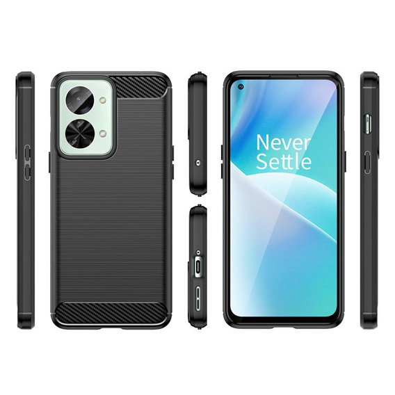 Pouzdro pro OnePlus Nord 2T 5G, Carbon, černé