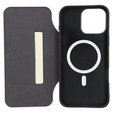 Pouzdro X-LEVEL pro iPhone 16 Pro, Magnetic Card Holder, hnědé