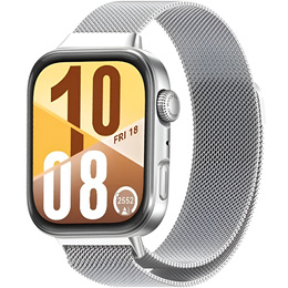 Milánský náramek pro Huawei Watch Fit 4 / 4 Pro / 3, stříbrný