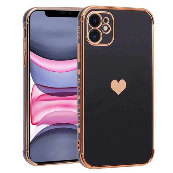Pouzdro pro Apple iPhone 11, Electro heart, černé