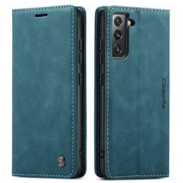 Pouzdro CASEME pro Samsung Galaxy S22 5G, Leather Wallet Case, zelené