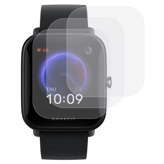 3x ERBORD Hydrogelová fólie pro Amazfit Bip U Pro
