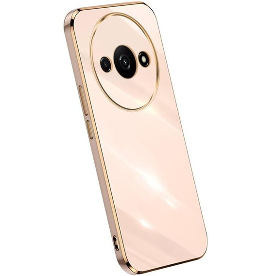 Pouzdro pro Xiaomi Redmi A3, Glamour CamShield, růžové rose gold
