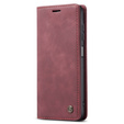 Pouzdro CASEME pro Samsung Galaxy M33 5G, Leather Wallet Case, kaštanové