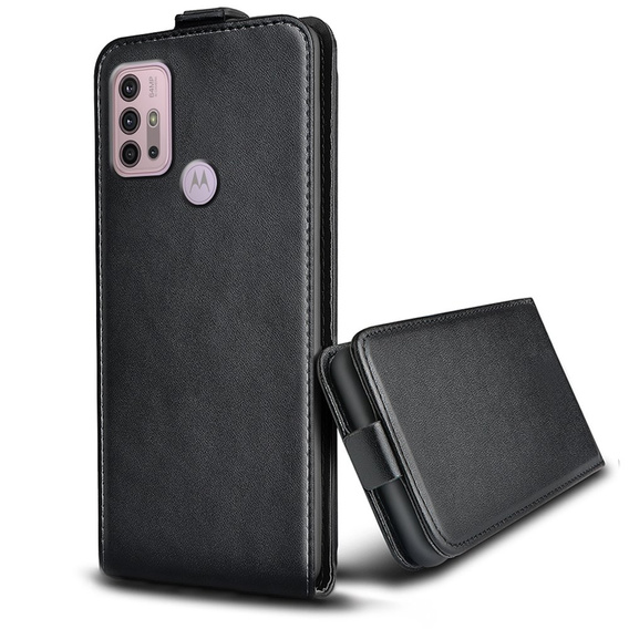 Klopové pouzdro pro Motorola Moto G10/G30, Flip, černé