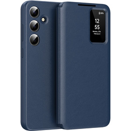 Flipové pouzdro pro Samsung Galaxy S24, Smart View Wallet, modré