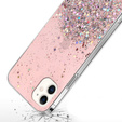 Pouzdro pro iPhone 11, Glittery, růžové
