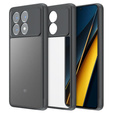 Pouzdro pro Xiaomi Poco X6 Pro 5G, Fusion Hybrid, s ochranou fotoaparátu, transparentní / černé