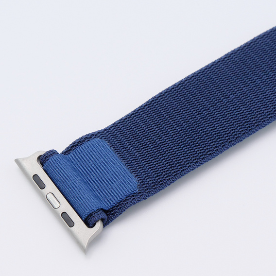Nylonový řemínek pro Apple Watch 1/2/3/4/5/6/7/8/SE/ULTRA 42/44/45/49 mm, námořnicky modrý