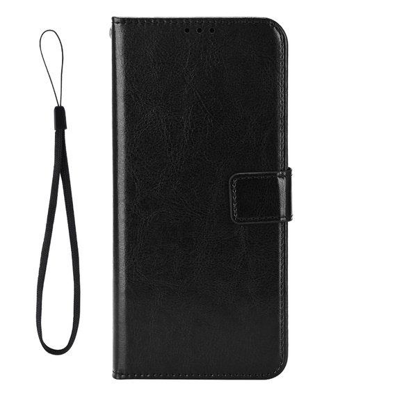 Klopové pouzdro pro OnePlus Nord 5, Crazy Horse Wallet, černé