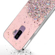 Pouzdro pro Samsung Galaxy S9+ Plus, Glittery, růžové