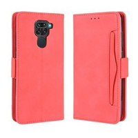 Klopové pouzdro pro Xiaomi Redmi Note 9, Card Slot, červené