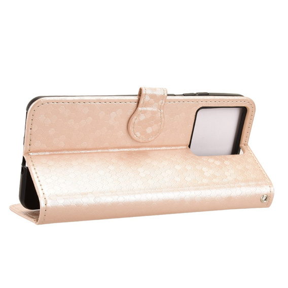 Pouzdro s klopou Wallet Rhombus pro Motorola Edge 70