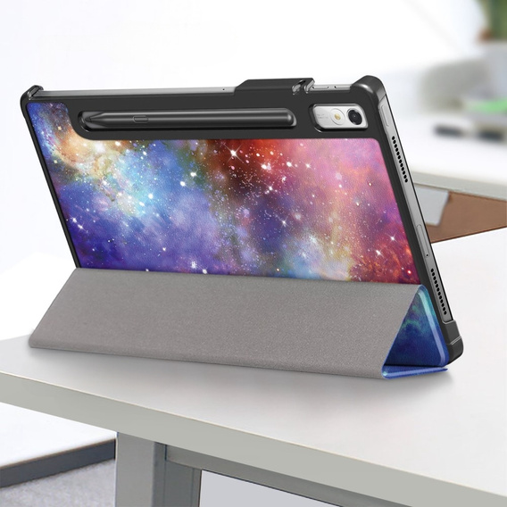 Pouzdro pro Lenovo Tab P11 Pro Gen 2 TB132FU TB132XU 11.2", s klopou, galaxy
