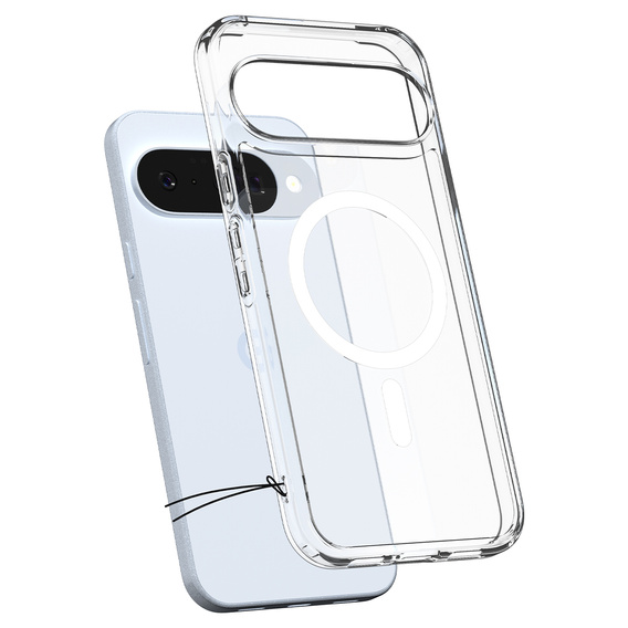 Spigen Ultra Hybrid MagSafe pouzdro pro Google Pixel 10 Pro XL, čiré/bílé