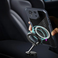 Pouzdro pro ASUS ROG Phone 8 Pro, s magnetickou fólií, transparentní / černé