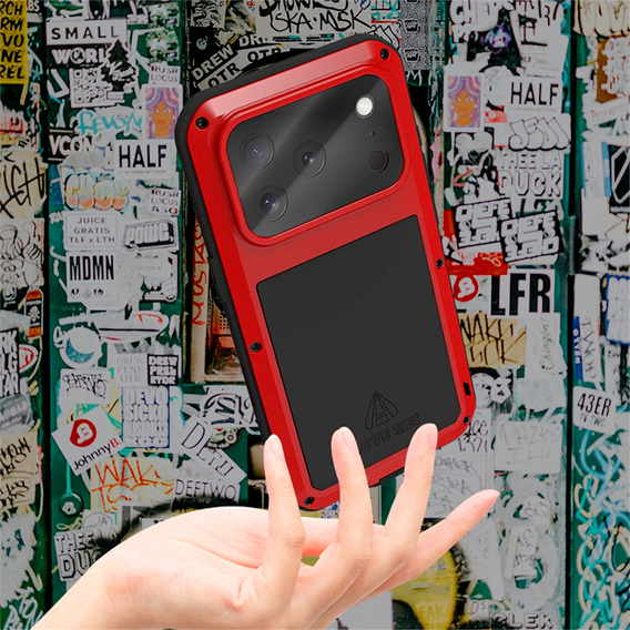 Pancéřové pouzdro s tvrzeným sklem pro iPhone 17 Pro Max