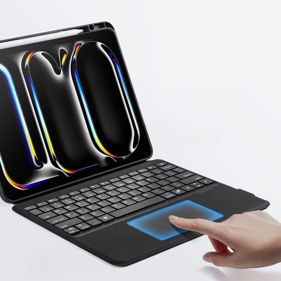 Pouzdro s klávesnicí pro Apple iPad Pro 13" 7. generace 2024, Dux Ducis DK Series, černé