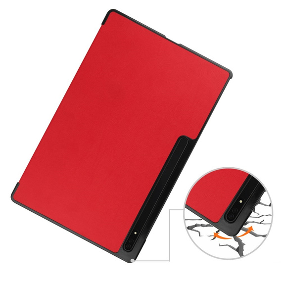 Pouzdro pro Samsung Galaxy Tab S9 Ultra, Smartcase, červené