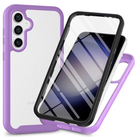 Pouzdro pro Samsung Galaxy A35 5G, Shockproof, s fólií, fialové