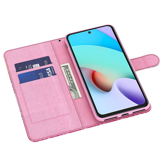 Klopové pouzdro pro Xiaomi Redmi 13C / Poco C65, Wallet, Marble modré