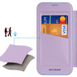 Pouzdro Dux Ducis pro iPhone 17, Skin X Pro, s klopou, pro MagSafe, fialové