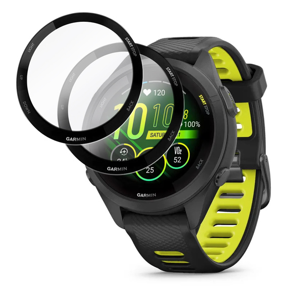 2x hybridní sklo ERBORD pro Garmin Forerunner 265