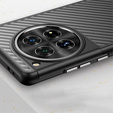 Pouzdro pro OnePlus 12 5G, Fusion Twill Stripe, transparentní / černé