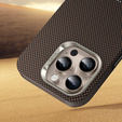 BENKS Kevlar Magnetic Armor Pro Prestige 600D Y065 pouzdro MagSafe s aktivním tlačítkem pro iPhone 16 Pro