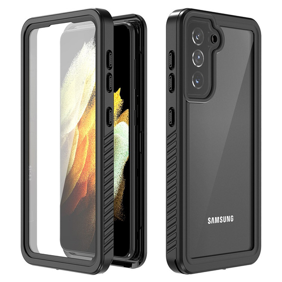 Vodotěsné pouzdro IP68 pro Samsung Galaxy S21 5G, černé