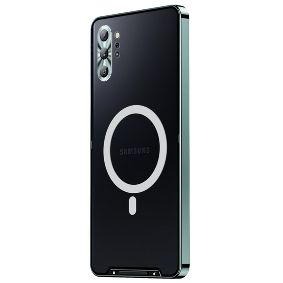 Ochranné pouzdro na fotoaparát pro Samsung Galaxy Note 10+ Plus, CamShield MagSafe, transparentní / zelené