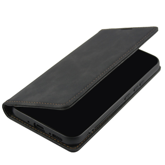 Pouzdro pro Samsung Galaxy A54, ERBORD Vintage peněženka s klopou, černé