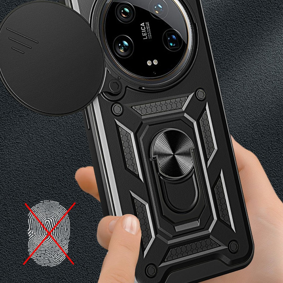 Pouzdro pro Xiaomi 14 Ultra, CamShield Slide, černé