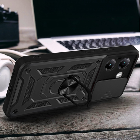 Pouzdro pro Xiaomi Poco X7 Pro 5G, CamShield Slide, černé