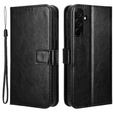 Klopové pouzdro pro Samsung Galaxy A26, Crazy Horse Wallet, černé