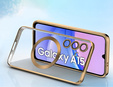 Pouzdro pro Samsung Galaxy A15 4G/5G, Electro MagSafe, zlaté + sklo na displej