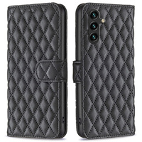 Klopové pouzdro pro Samsung Galaxy A05s, Wallet, BINFEN COLOR, černé