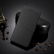 Klopové pouzdro pro Samsung Galaxy A26, Crazy Horse Wallet, černé